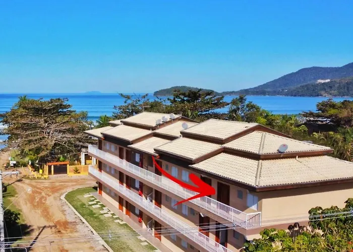 Ap pé na areia Sapê Apartamento Ubatuba